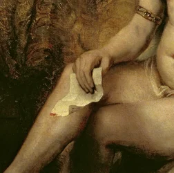 Betsabé bañándose, 1654 (detalle)